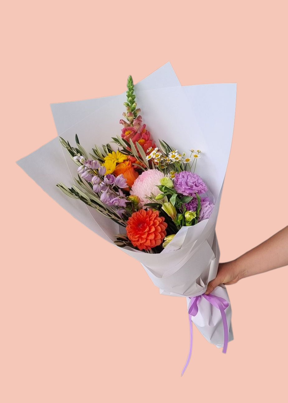 Pop of Colour- Bouquet-Hobart Florist Delivery-The Wild Bunch