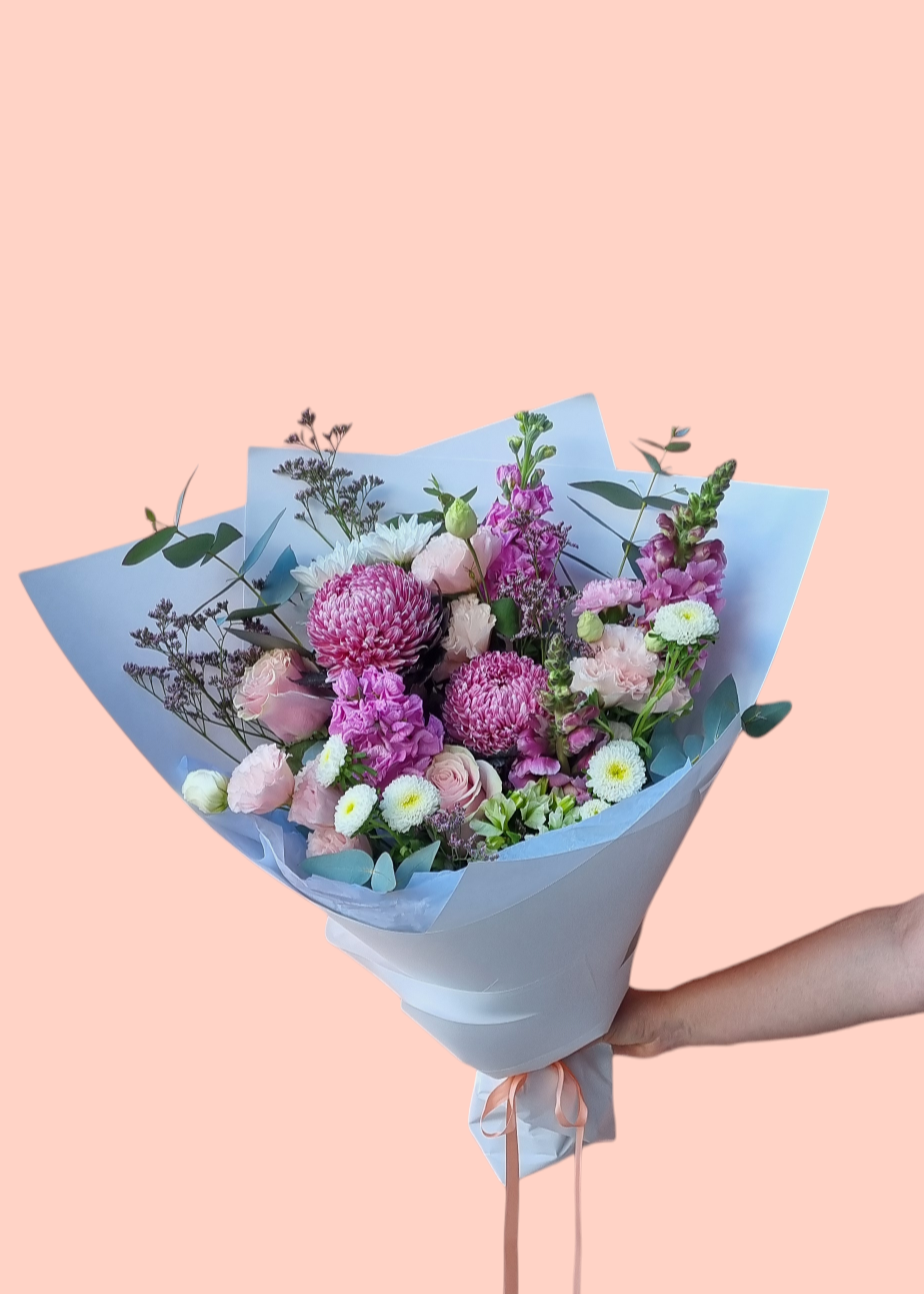 Pastel Dreams- Bouquet-Hobart Florist Delivery-The Wild Bunch